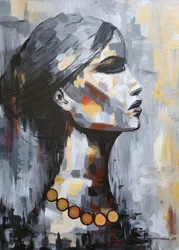 Vrouw "Schaduw van Wijsheid" Origineel