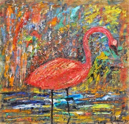 De grote schoonheid van de flamingo