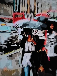 Regen stad