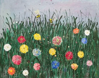 DE BLOEMENWEIDE MET DE BIJEN