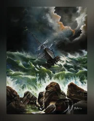 Dans op de afgrond (Stormachtige zee)