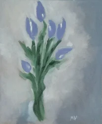 Lila tulpen