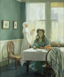 Interieur van een religieus huis