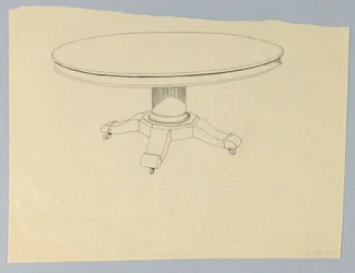 Ontwerp voor een Ronde Tafel op Gevormde Basis