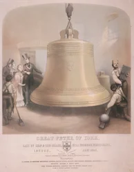 Uitzicht op de Grote Peter van York klok, 1845
