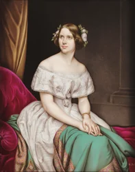 Portret van Francisca de Bragança, de Prinses van Joinville