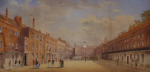 Oude Clarence Barracks, Portsmouth, Hampshire, 1847