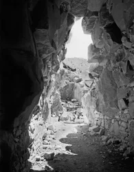 Gravers aan het werk in een marmergroeve in de Apuane Alpen, Toscane