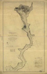 Potomac River (in vier bladen): Blad nr. 4, van Indian Head tot Georgetown