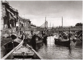 De Whiteley-brug, Ashar Creek, Basra, Irak, 1925
