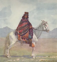 Een Araucaanse Indiaan, 1916