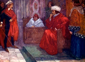 ...Ik stuur je naar de gevangenis, zei rechter Gascoigne, 14e eeuw, 1905