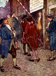 De winkel van Richard werd al snel de mode, 1750s