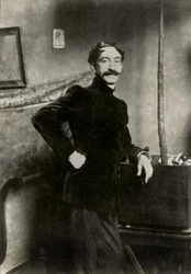 Portret van de Franse schilder Antonio De La Gandara ( 1862
