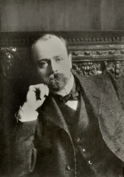 Portret van de Franse schilder Emile Friant ( 1863