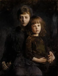 Broer en zus (Mary en Gerald Thayer)