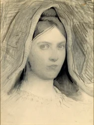 Hoofd van Mary B. Thayer