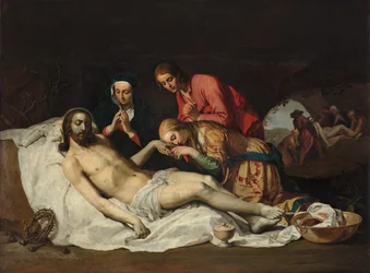 Dutch: De bewening van Christus (Marcus 15:41) The Lamentation of Christ