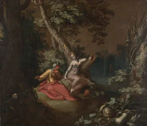 Landschap met Vertumnus en Pomona