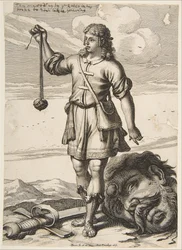 David met het Hoofd van Goliath, 1651