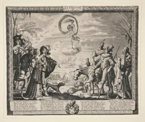 La Fortune de la France, uit een set van 4 prenten