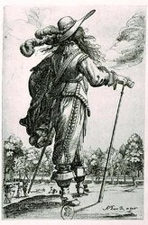 Illustratie van mannelijk kostuum