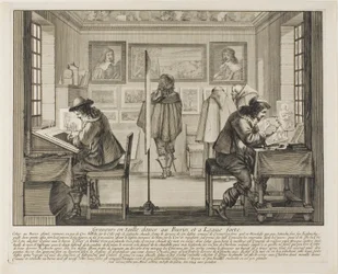 De graveur en de etser