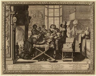 Het huwelijk in de stad: Bevalling