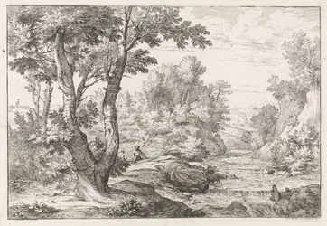 Landschap met rivier