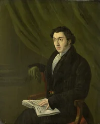 Portret van Johannes Petrus Schouberg, stempelgraveur bij de Keizerlijke Munt in Utrecht