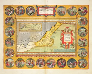 De omzwervingen van Abraham, uit ‘Theatrum Orbis Terrarum’, 1603