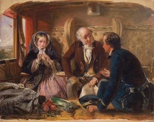 Eerste klas - De ontmoeting. En bij de eerste ontmoeting geliefd, 1855