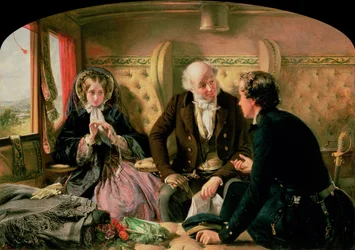 Eerste Klasse - De Ontmoeting, ca. 1854