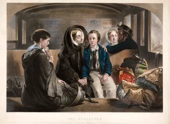 Het Vertrek Tweede Klasse, uitgegeven 1857