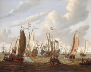 Peter de Grote wordt ontvangen door de Nederlands-Oost-Indische Compagnie