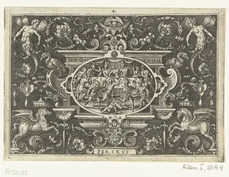 Phineus verstoort de bruiloft van Perseus en Andromeda