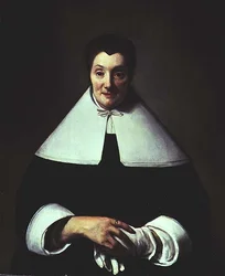 Portret van een vrouw, vijftig jaar oud