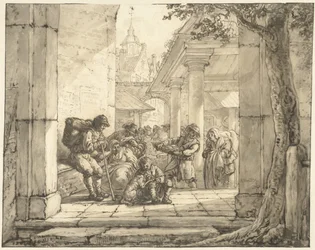 Markt in een stad