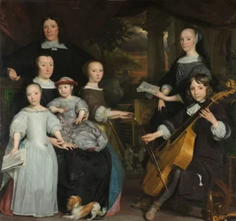 David Leeuw met zijn Familie