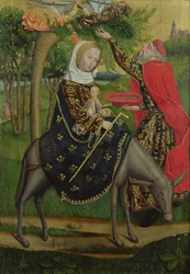 De Vlucht naar Egypte, van het Koepelaltaar, 1499