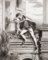 Romeo en Julia. Balkonscène
