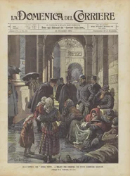 Op zoek naar daklozen in Milaan om hen naar de nieuwe gratis slaapzalen te brengen