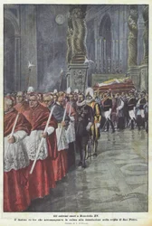 De laatste eer aan Benedictus XV