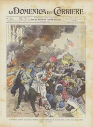 De Kolossale Brand In Het Rijke Amerikaanse Badplaats Atlantic City, De Vlucht Van De Bevolking