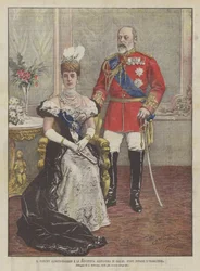 Prins Albert Edward en Prinses Alexandra van Wales, nieuwe heersers van Engeland