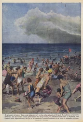De luchtspiegeling op zee
