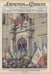 De triomfantelijke terugkeer van de koning naar Rome