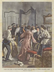 De arrestatie van de beroemde Franse oplichtster Teresa Humbert en haar familie in een bescheiden appartement in Madrid