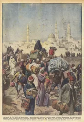 Mekka, de heilige stad van de moslims, wordt bedreigd door de Wahabieten, de puriteinen van de islamitische religie