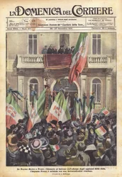 De koningin-moeder in Trento